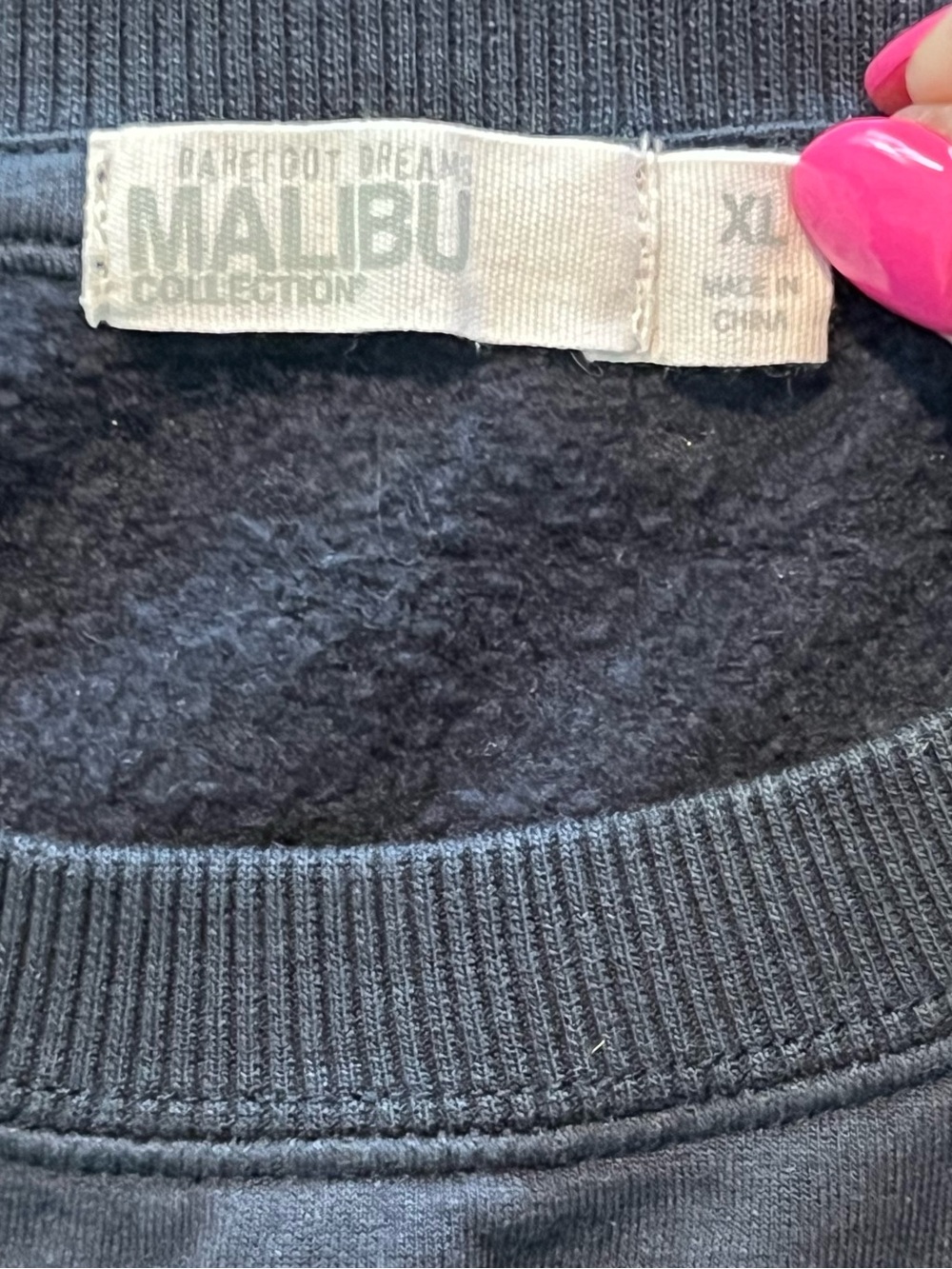 Barefoot Dreams + Malibu Co. Luxe Wide-Leg Sweatpants Set | Indigo Blue | XL - Picture 2 of 4